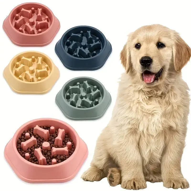 Anti-choking Slow Feeding Bowls