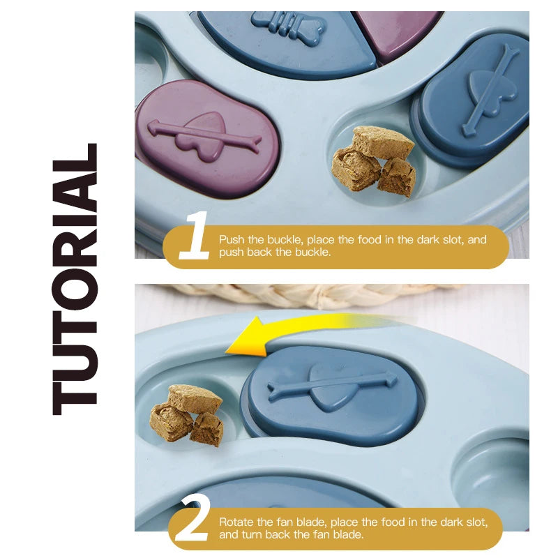 Interactive Brain Training Slow Feeding Bowl
