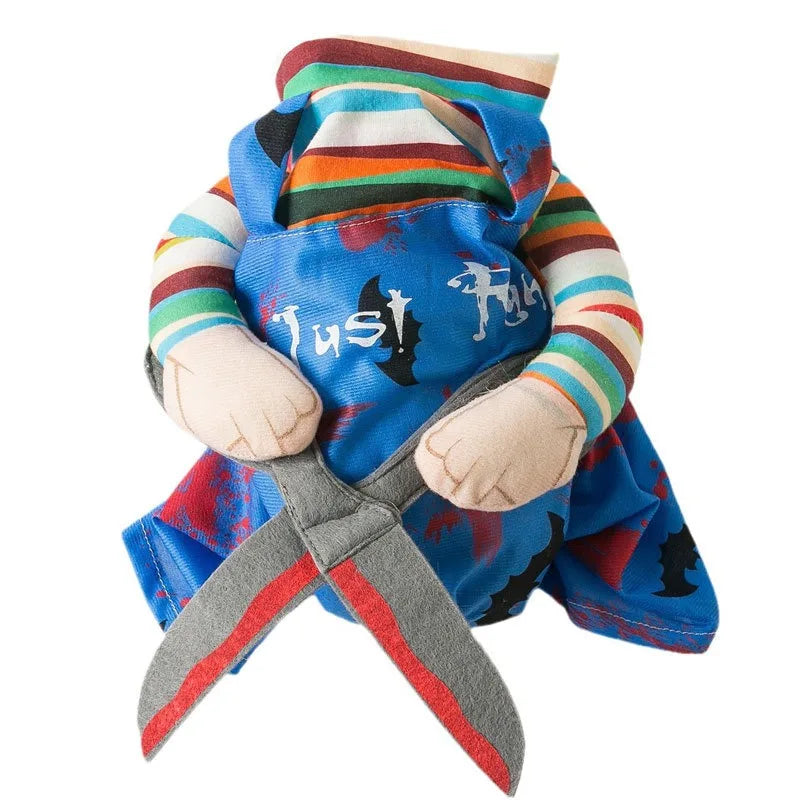 Halloween Funny, Take Scissors Three-dimensional Costume