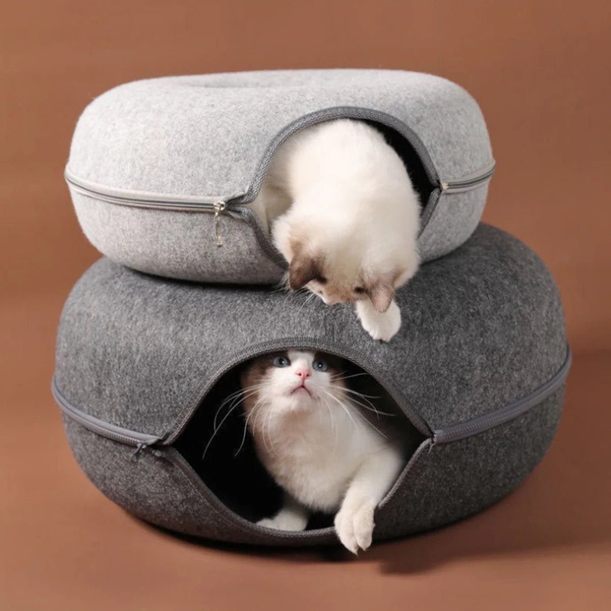 Felt Donut Bed House