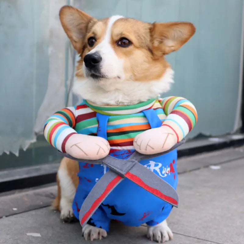 Halloween Funny, Take Scissors Three-dimensional Costume