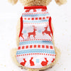 Christmas Dog Clothes Cotton Pet Clothing Hoodies For Small Dogs Cats Vest Shirt Puppy Dog Costume Chihuahua Yorkies Outfit