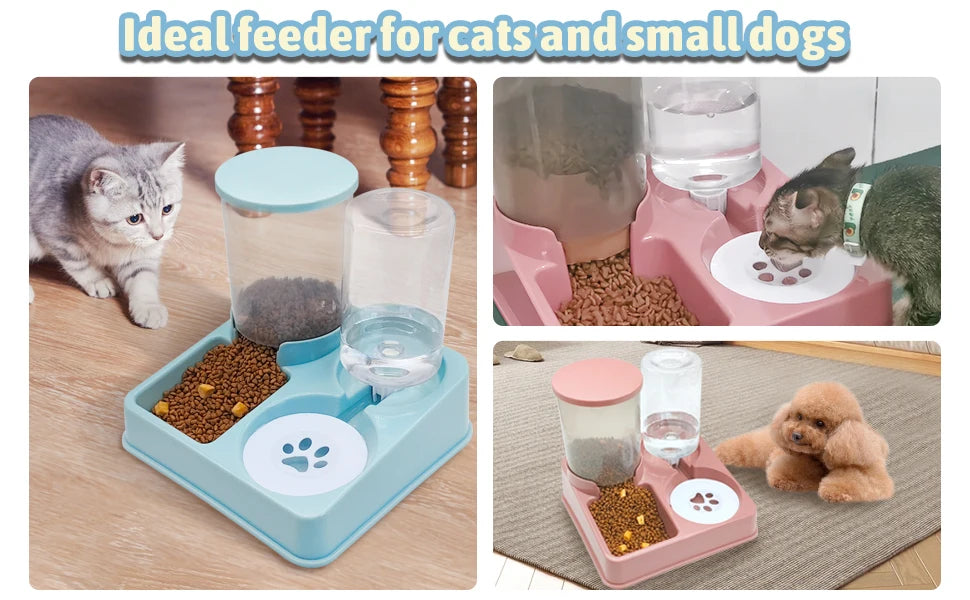 Automatic Feeder & Water Dispenser Set