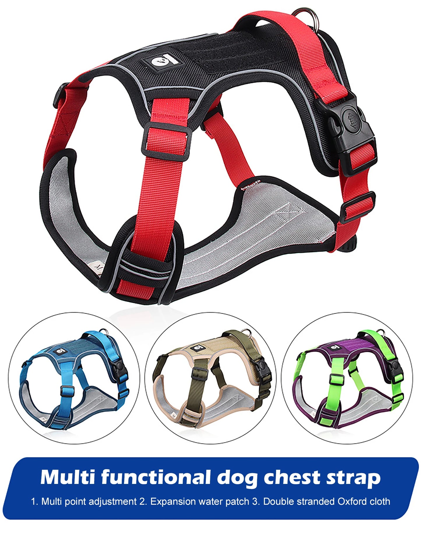 Reflective Harness For Midium & Large Dogs