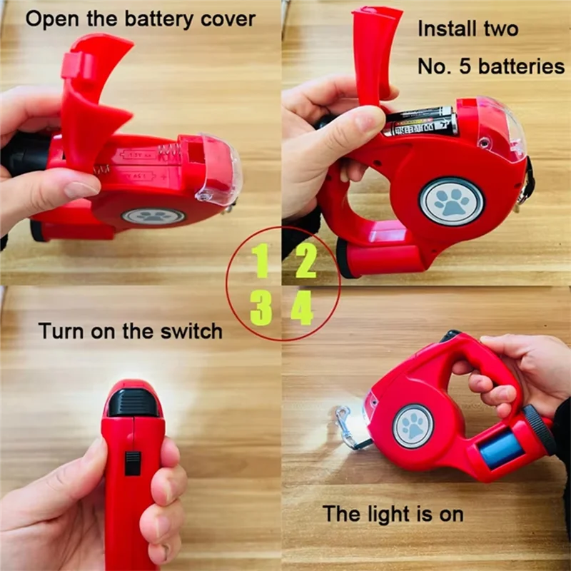 LED Flashlight Pet Leash