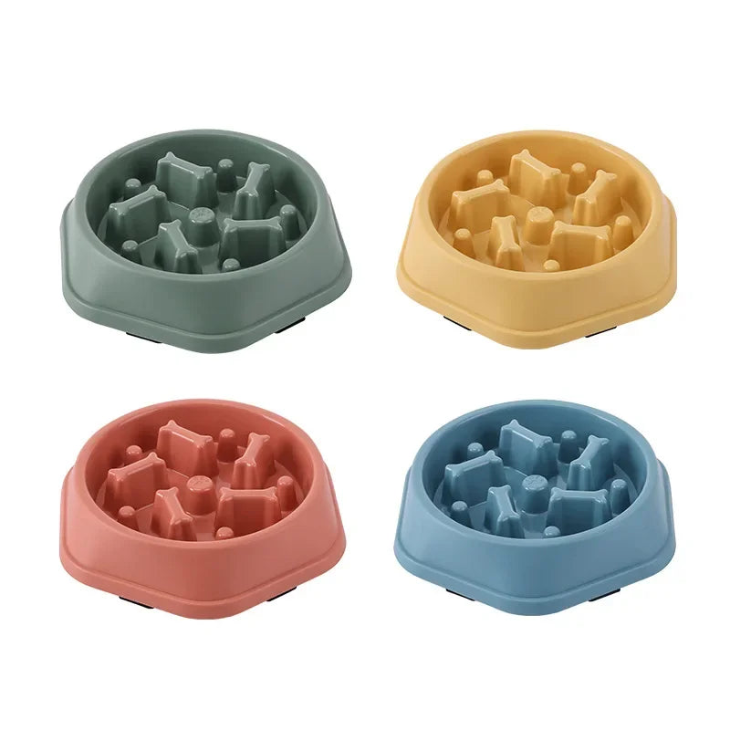 Anti-choking Slow Feeding Bowls