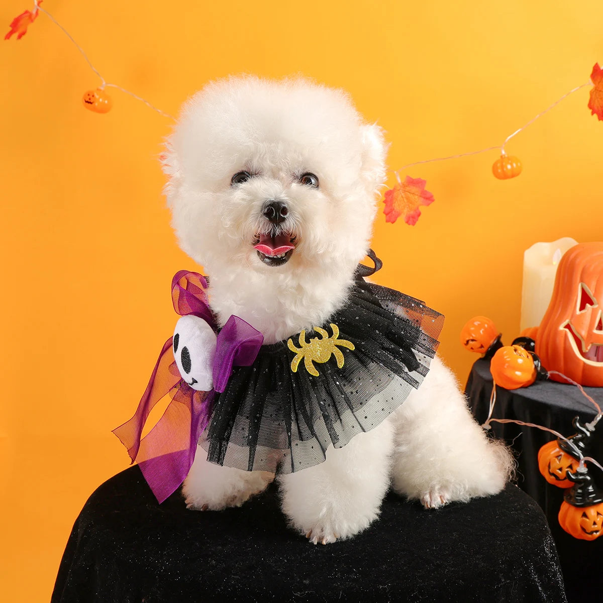 Halloween, Ghost Spider Gauze Scarf