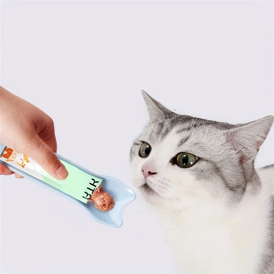 Cat Strip Squeeze Spoon