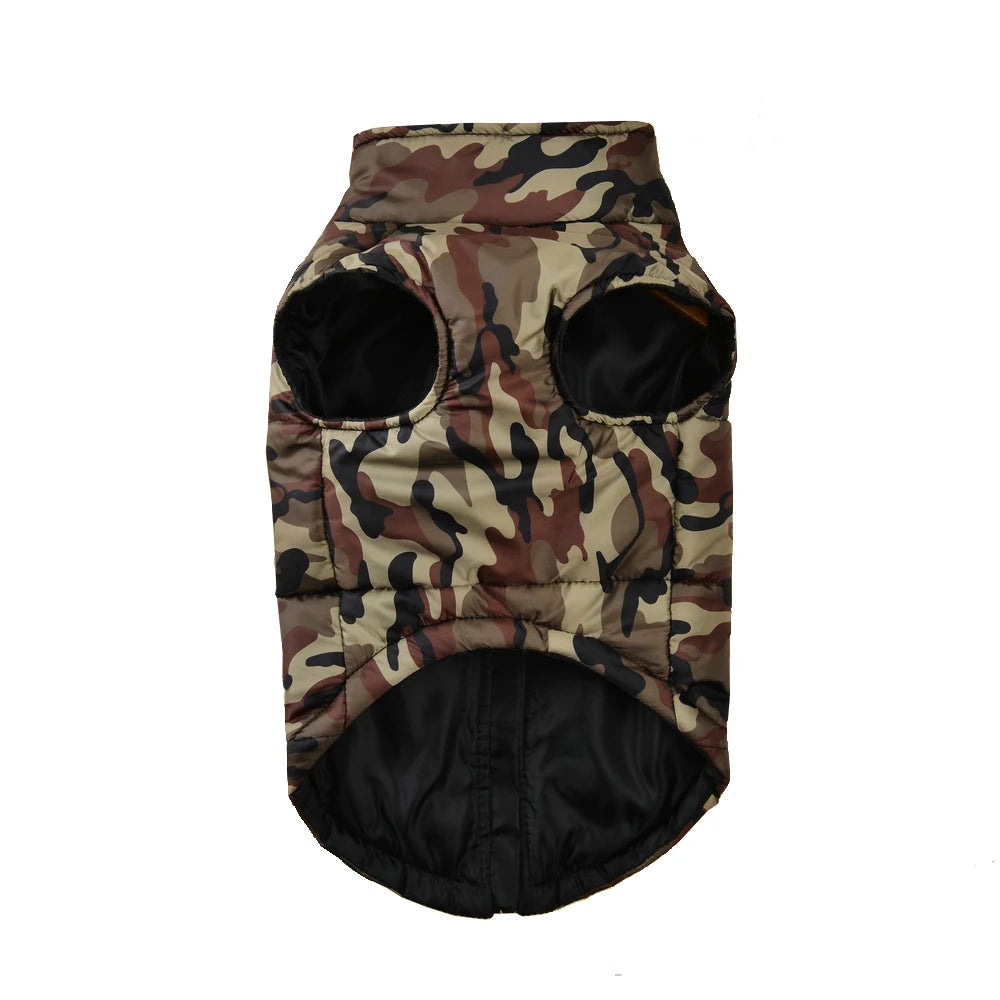 Waterproof Camouflage Coat Large Dogs