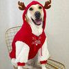 Pet Dog Clothes Winter Warm Cotton Fleece Christmas Fawn Sweatshirt Large Dog Golden Retriever Labrador