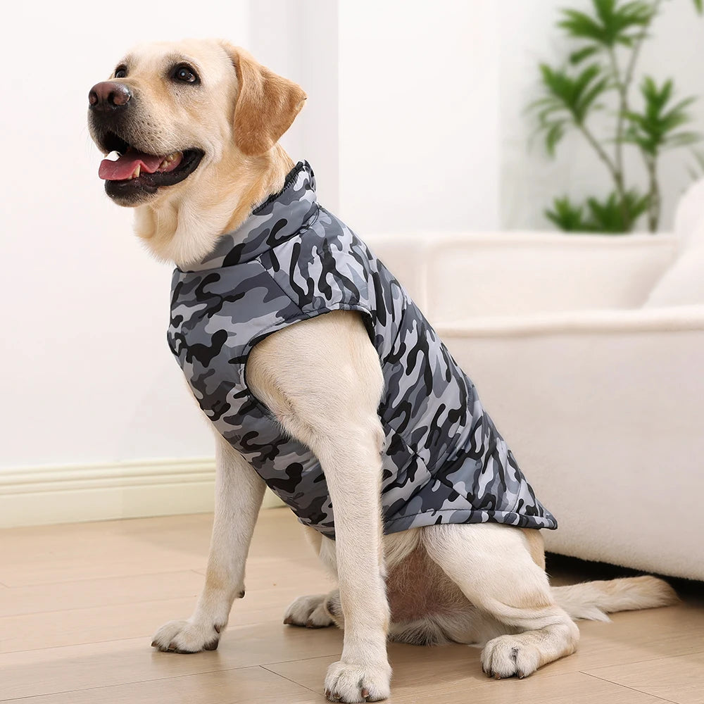 Waterproof Camouflage Coat Large Dogs