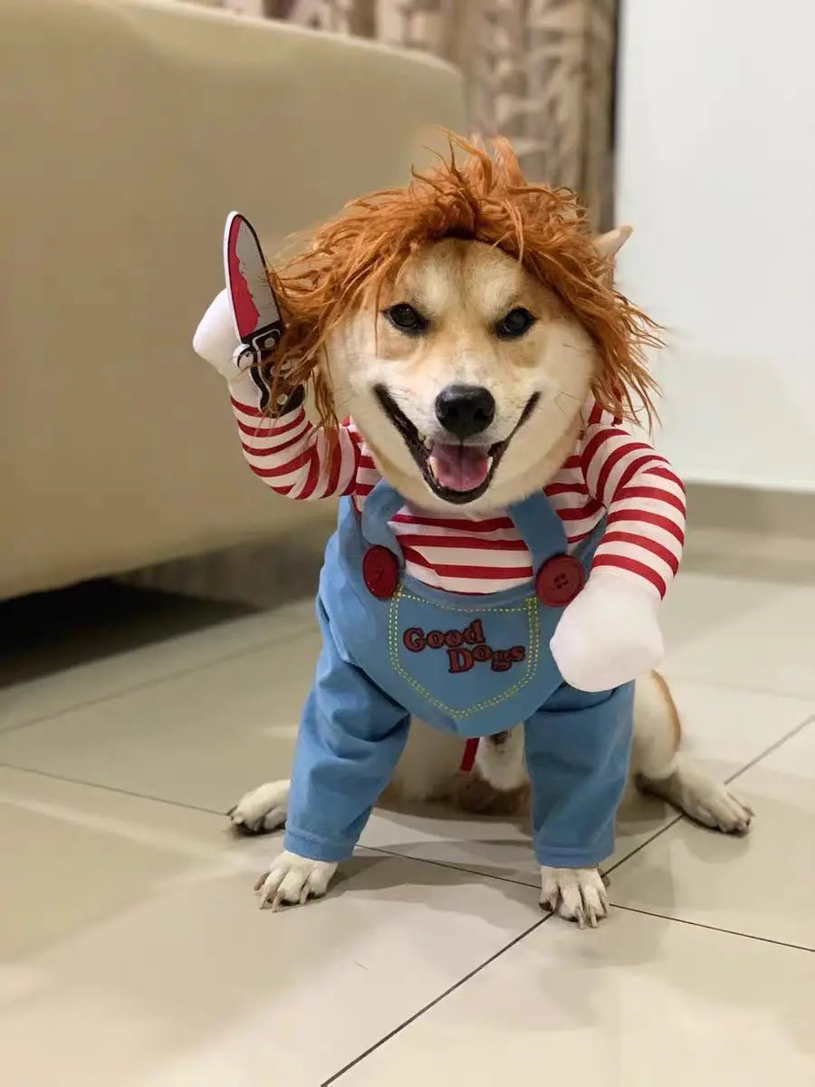 Halloween Cosplay Costume Dog Dress for Small & Medium Dogs