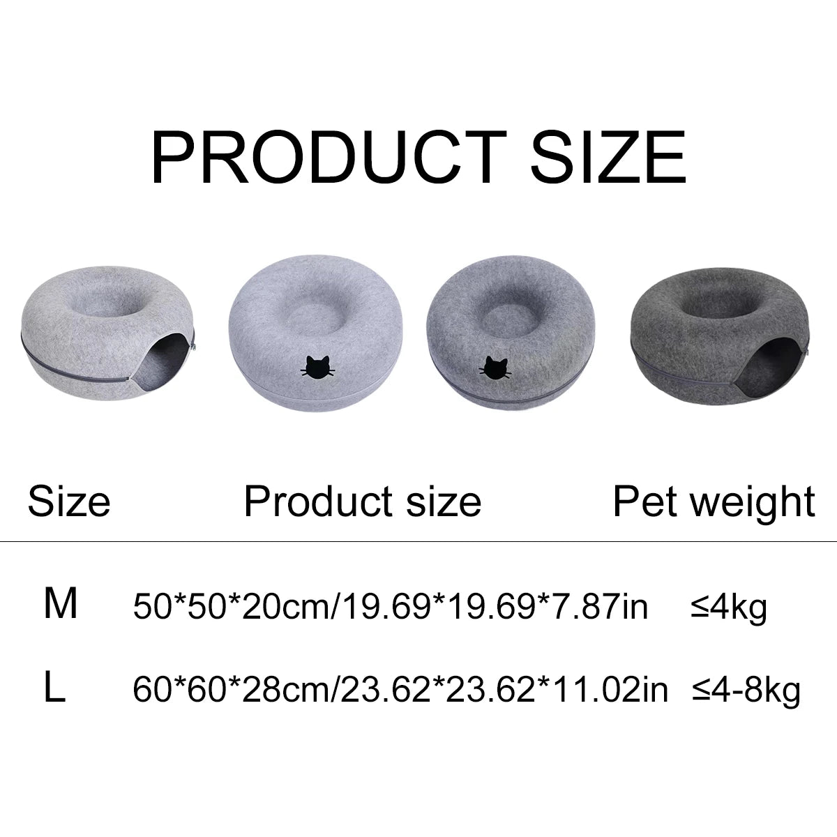 Felt Donut Bed House