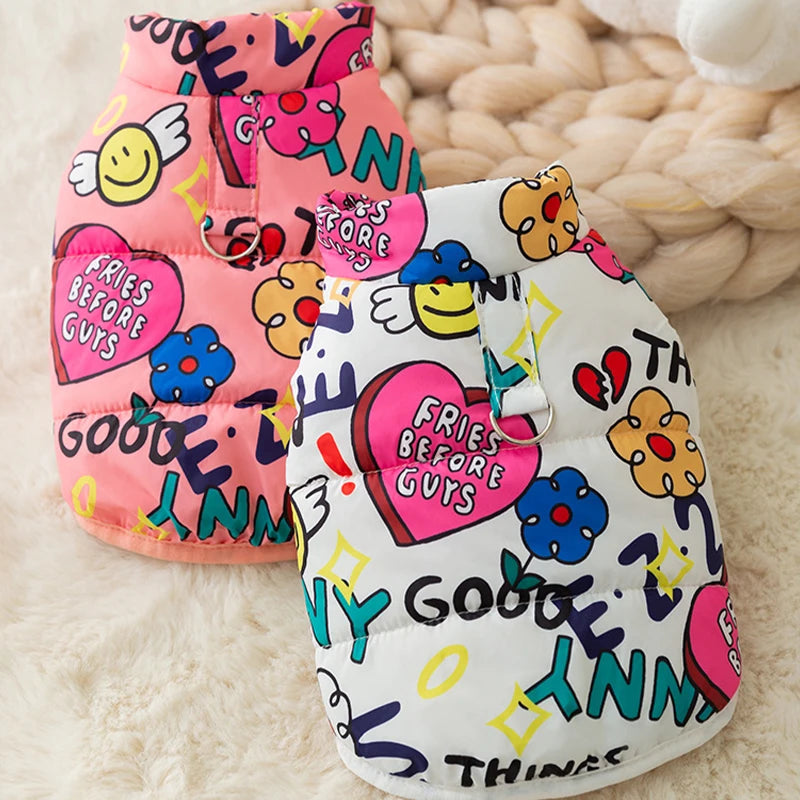 Winter Dopamine Graffiti Vest