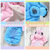 Samoyed dog clothes Winter Blue/Pink Large pajamas