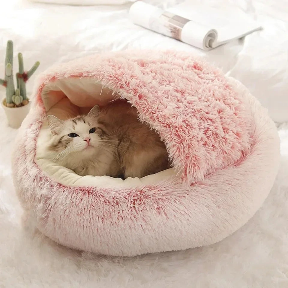 Pets Sleeping Enclosed Round Cushion