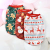 Christmas Dog Clothes Cotton Pet Clothing Hoodies For Small Dogs Cats Vest Shirt Puppy Dog Costume Chihuahua Yorkies Outfit