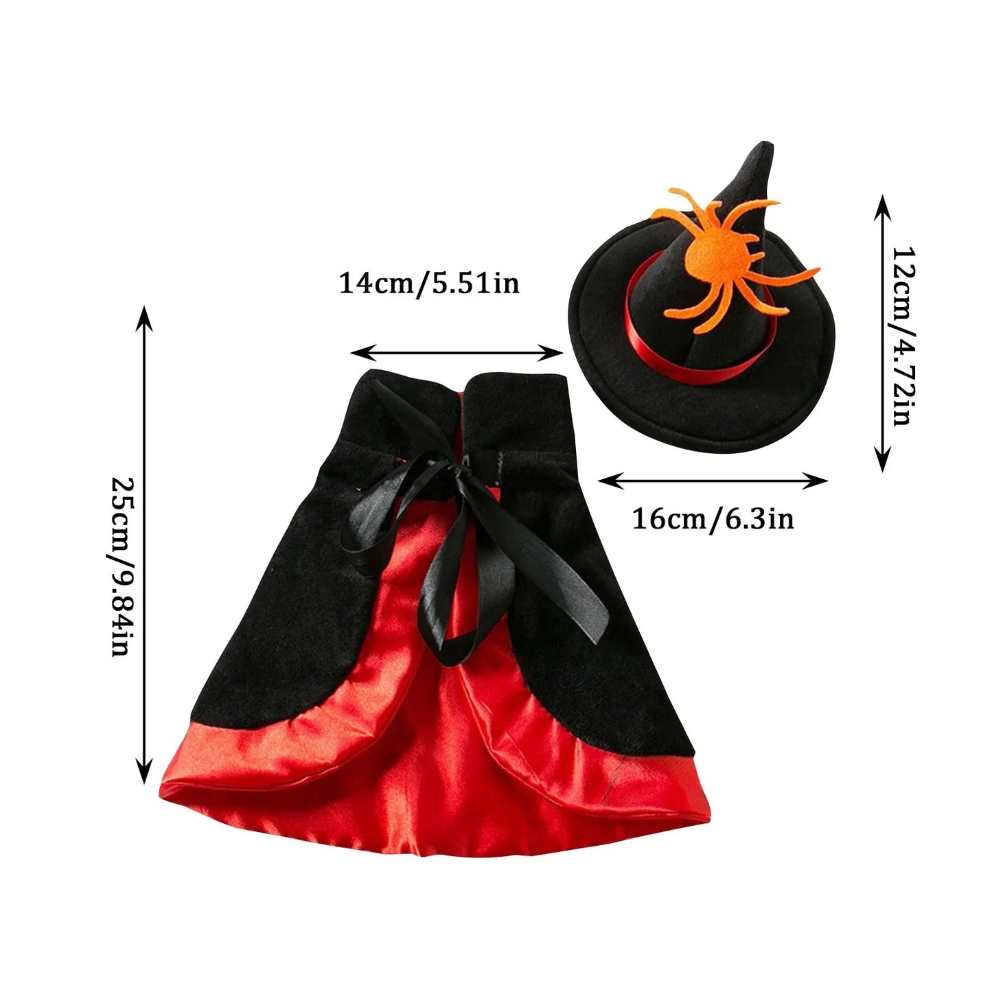 Halloween Costume With Witch Hat