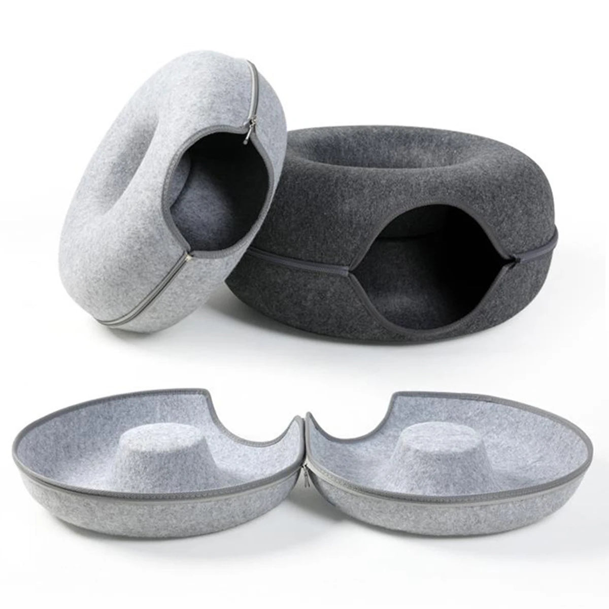 Felt Donut Bed House