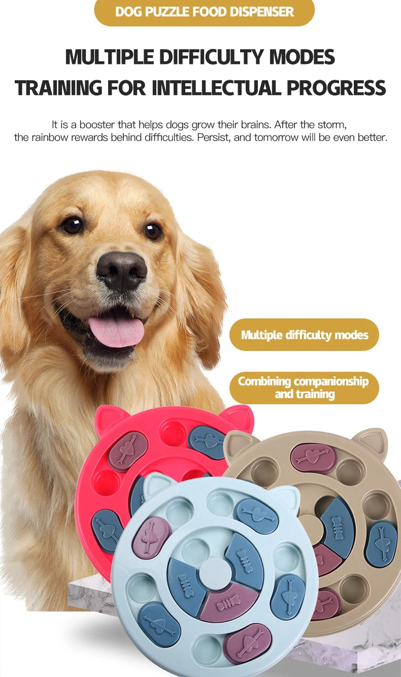 Interactive Brain Training Slow Feeding Bowl