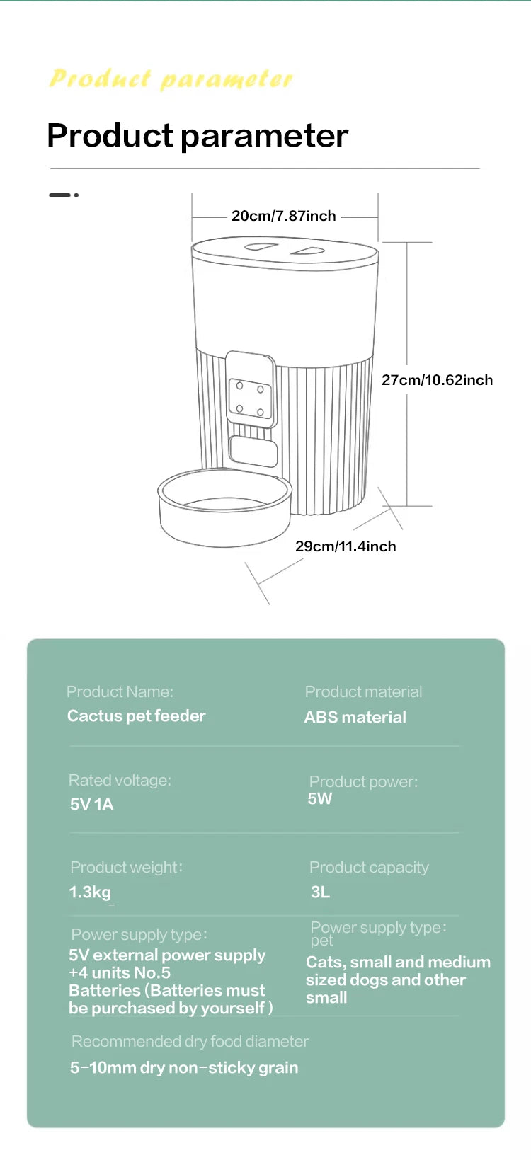 Automatic WIFI Feeder