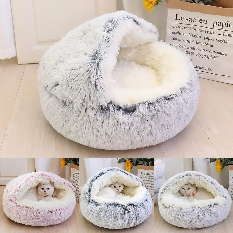 Pets Sleeping Enclosed Round Cushion