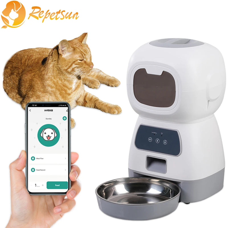 3.5L Automatic WiFi Smart Pet Feeder