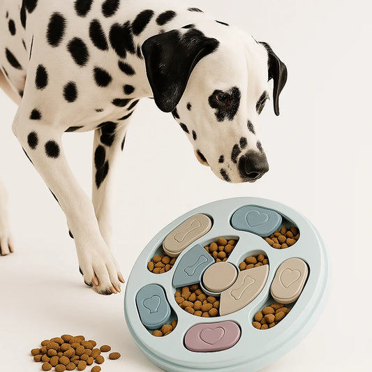 Interactive Brain Training Slow Feeding Bowl