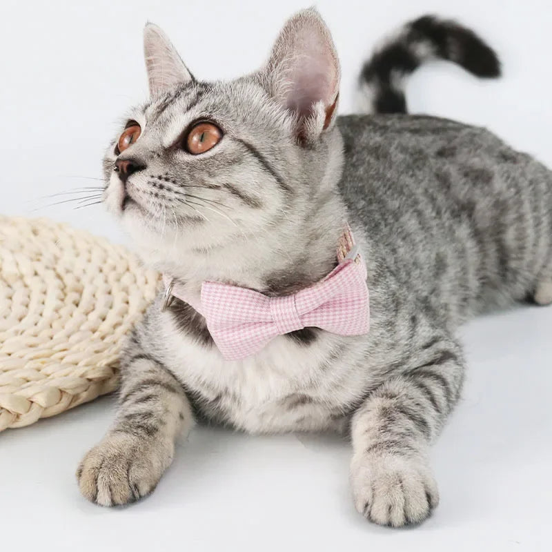 Cute Cat Collar with Bow
