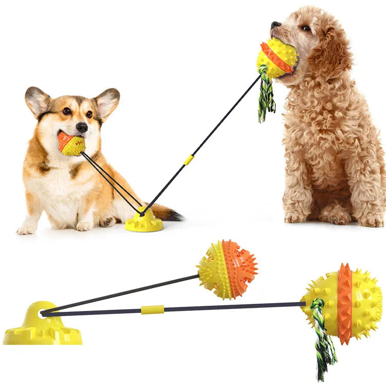 Dog Food Toy Silicon Suction Cup