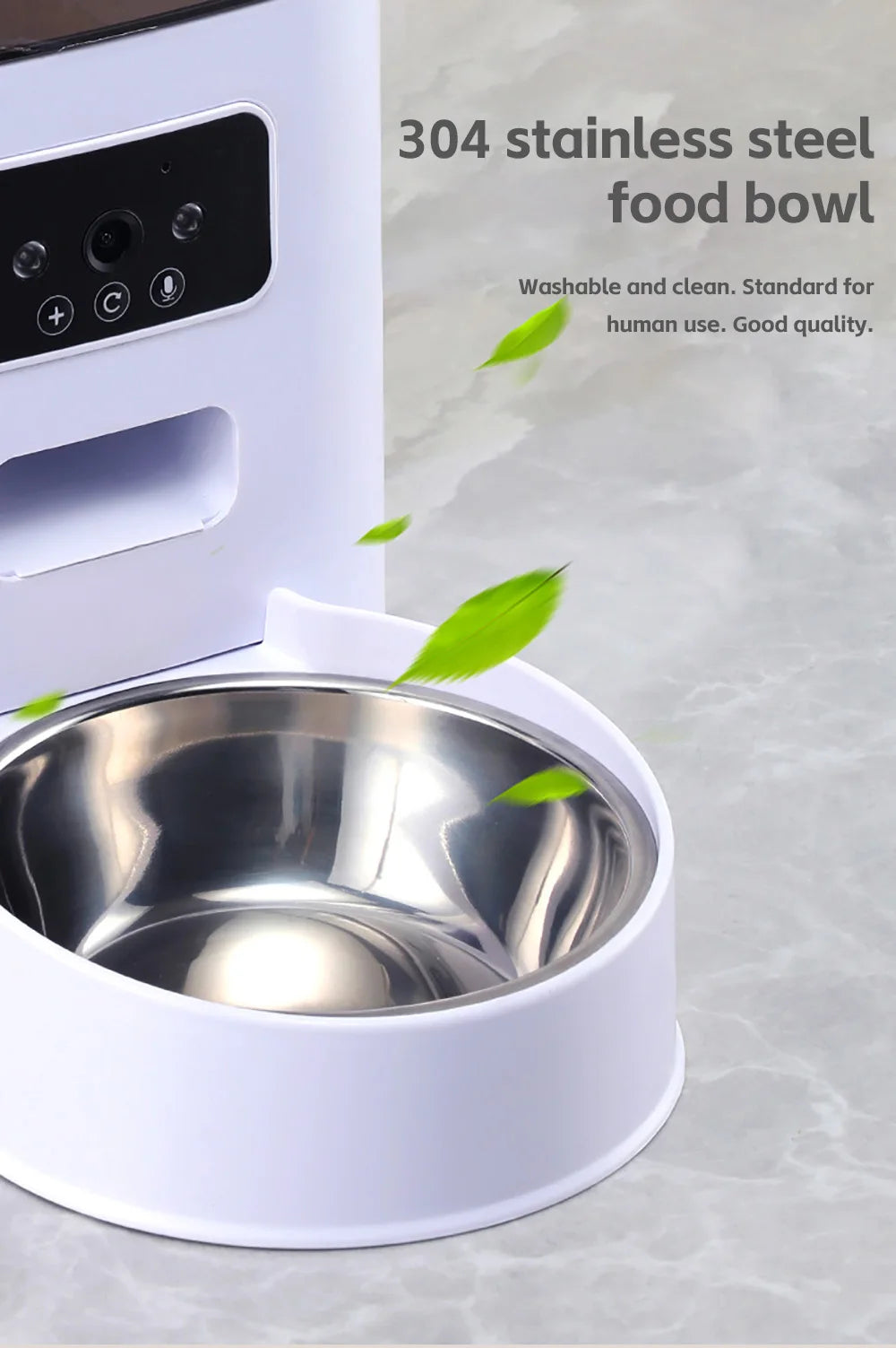 5L Double Bowls Smart Automatic Feeder With Camera