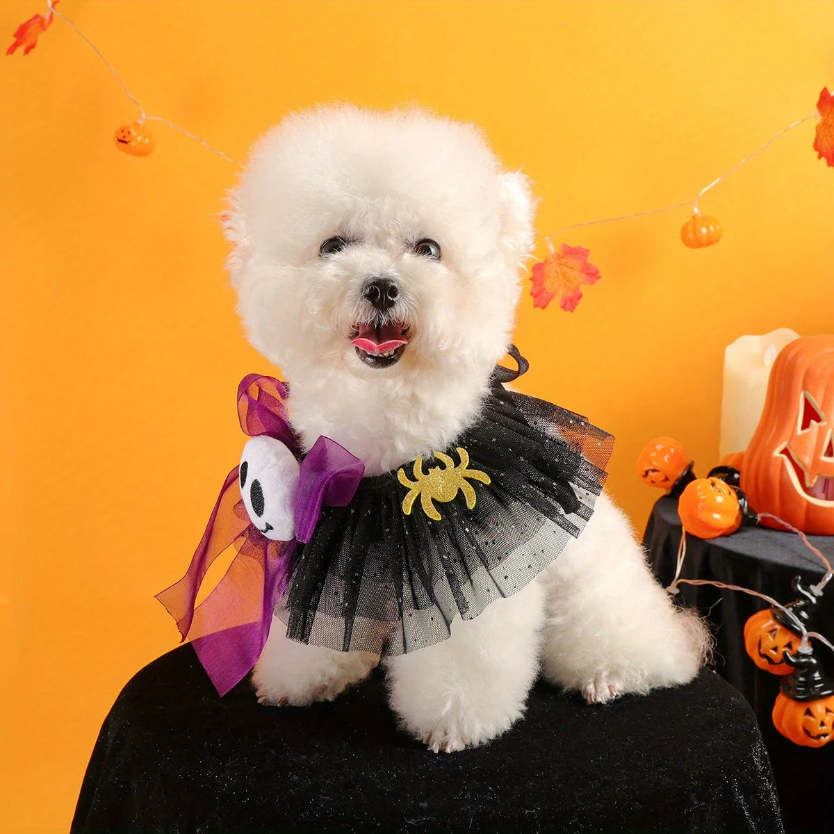 Halloween, Ghost Spider Gauze Scarf