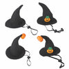 Halloween Witch Hat, Adjustable Soft Felt Pumpkin Cosplay Costume