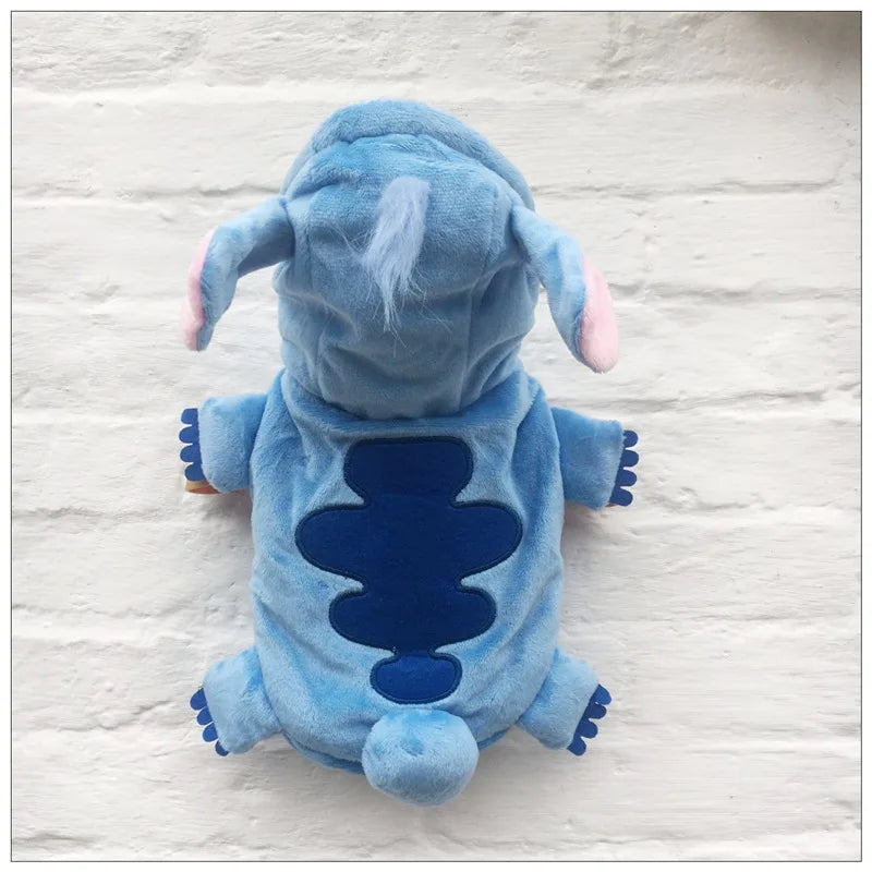 Autumn Winter Cartoon Pet Clothing Stitch