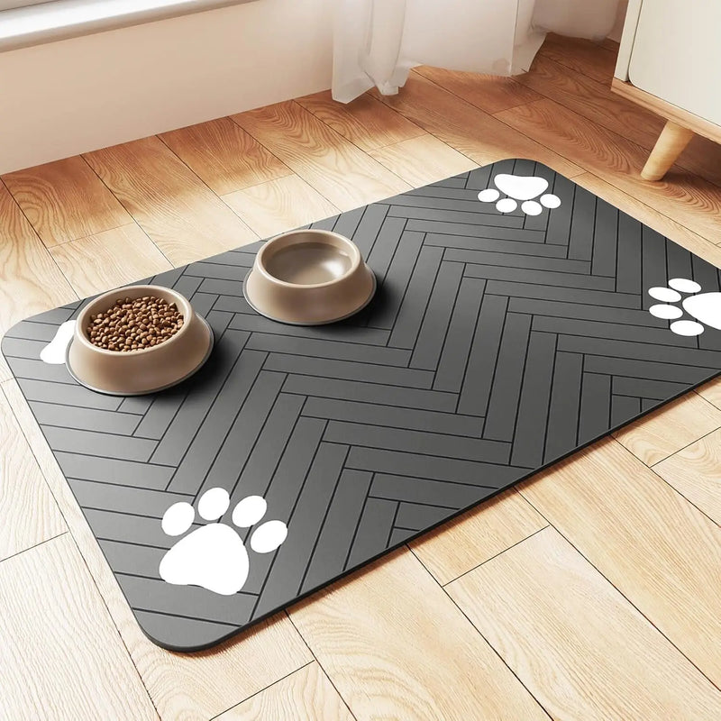 Waterproof Rubber Mat For Food and Water Bowl