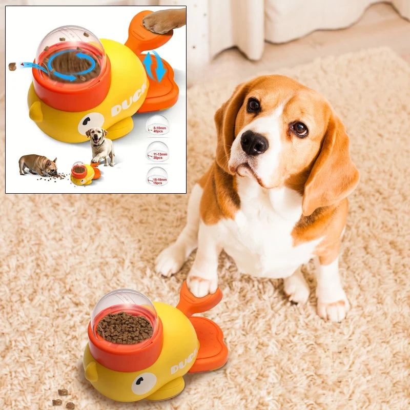 Dog Cartoon Duck Design Feeder