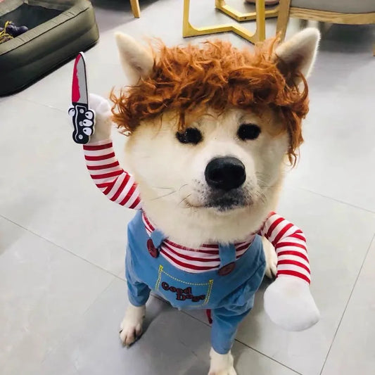 Halloween Cosplay Costume Dog Dress for Small & Medium Dogs