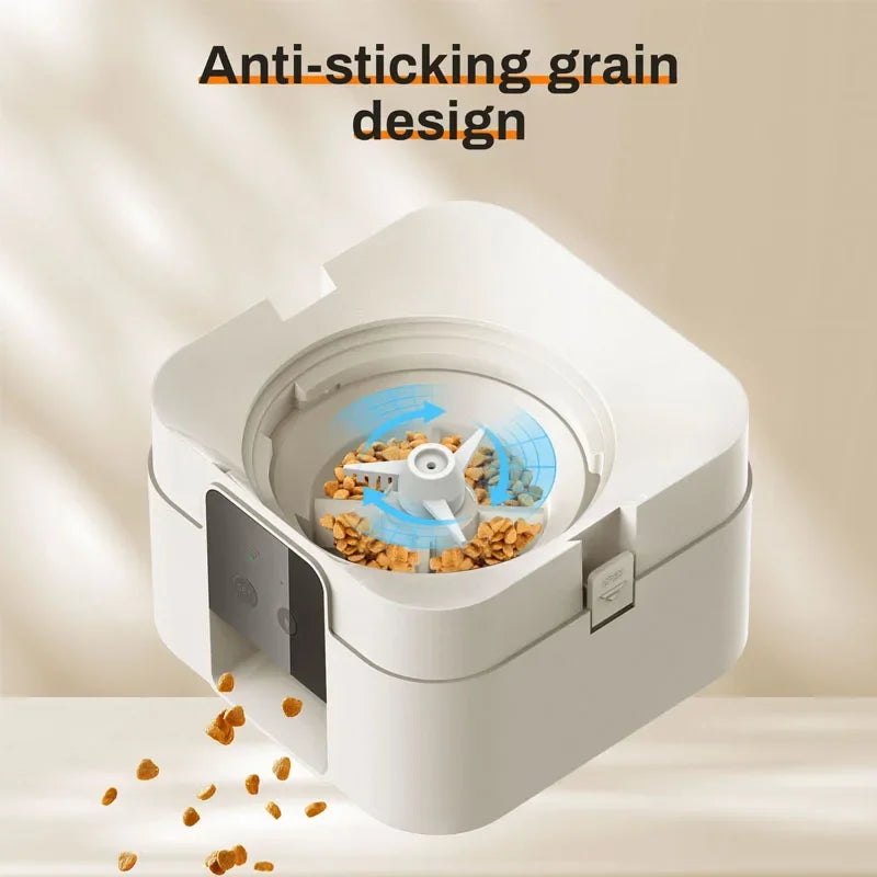 2L Smart Control Pet Feeder Usb Rechargeable