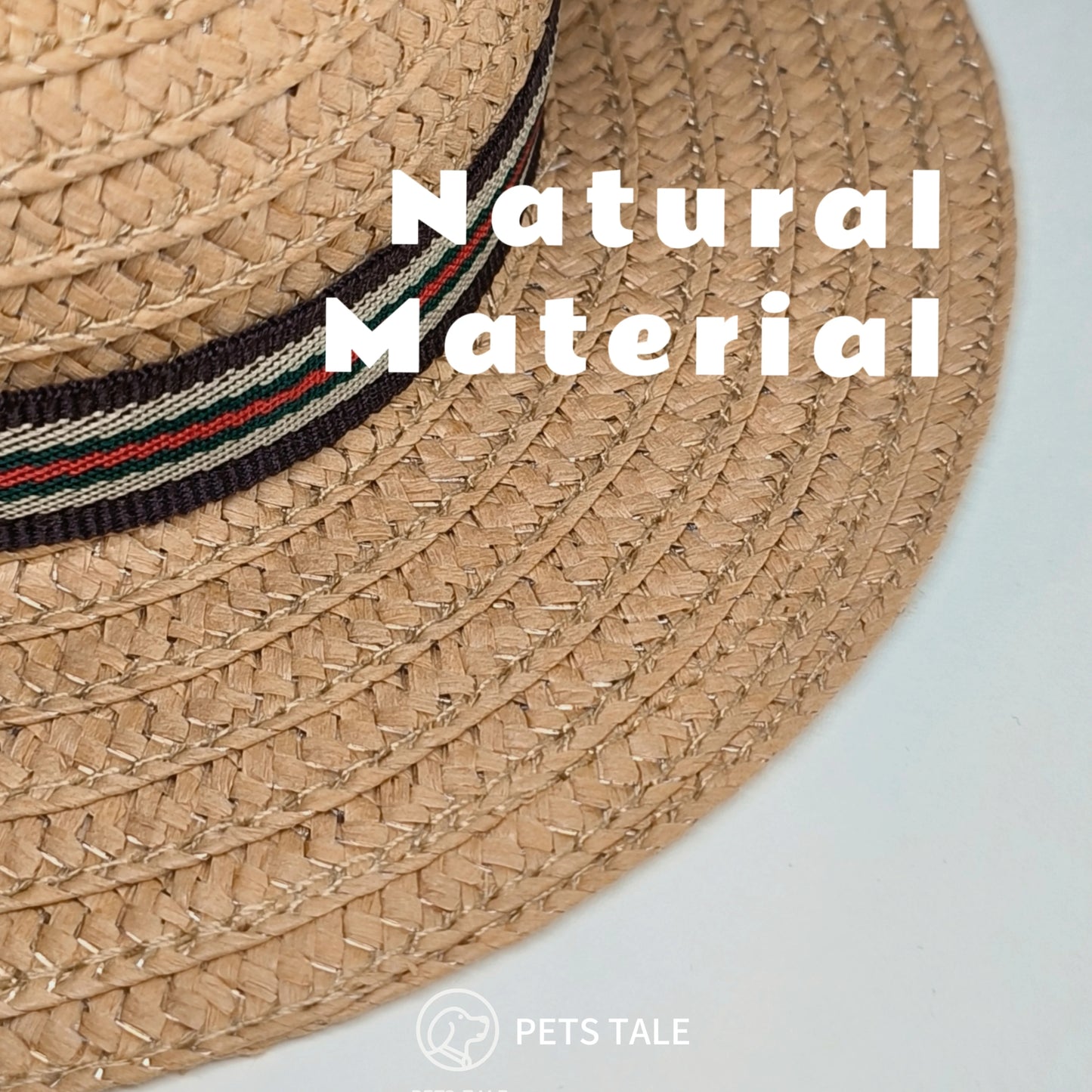 Premium Dog Straw Hat