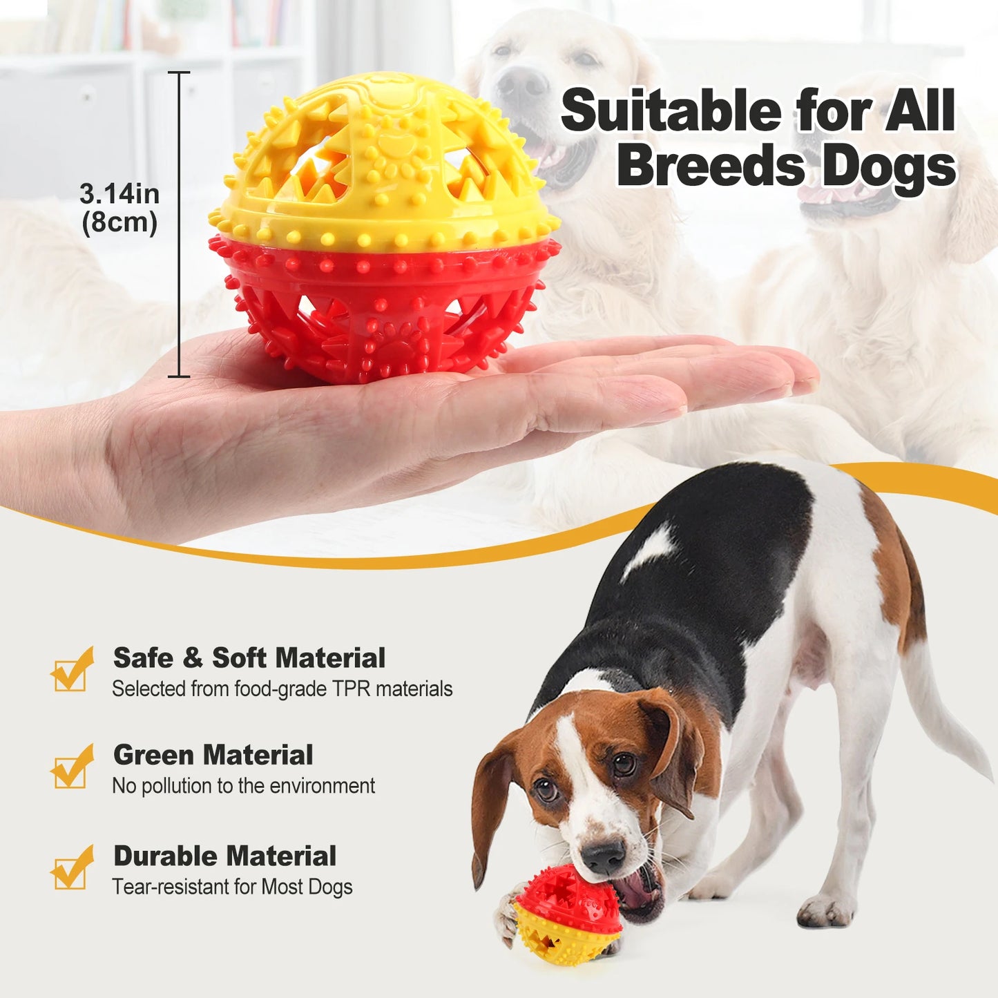 Chew Toys Grinding Teeth Sound Ball