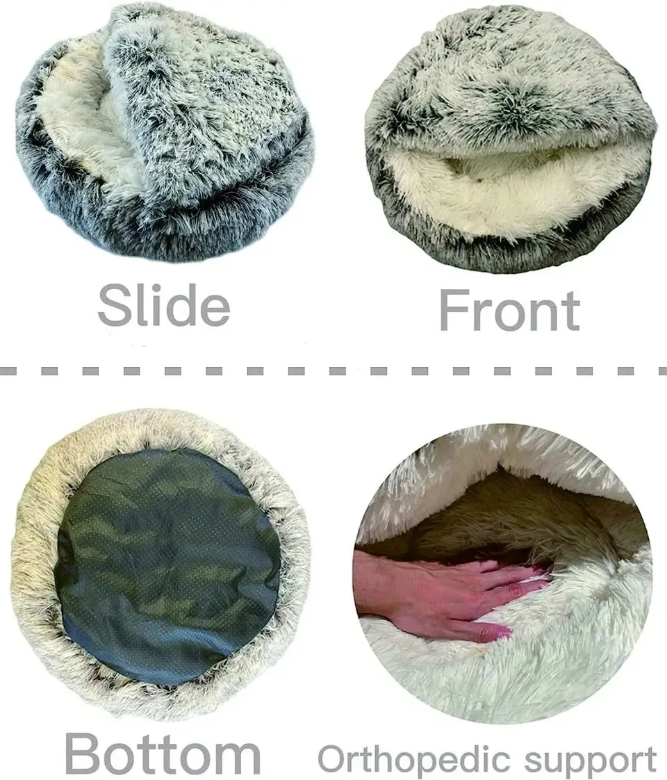 Pets Sleeping Enclosed Round Cushion