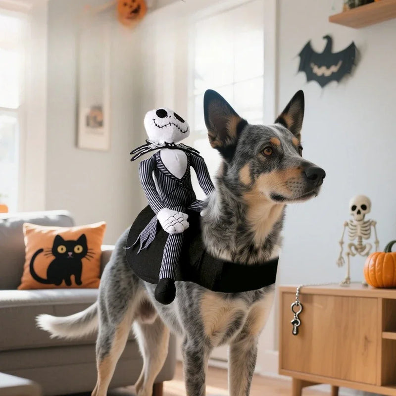 Halloween Cosplay Costume Scary Doll Horseback Riding