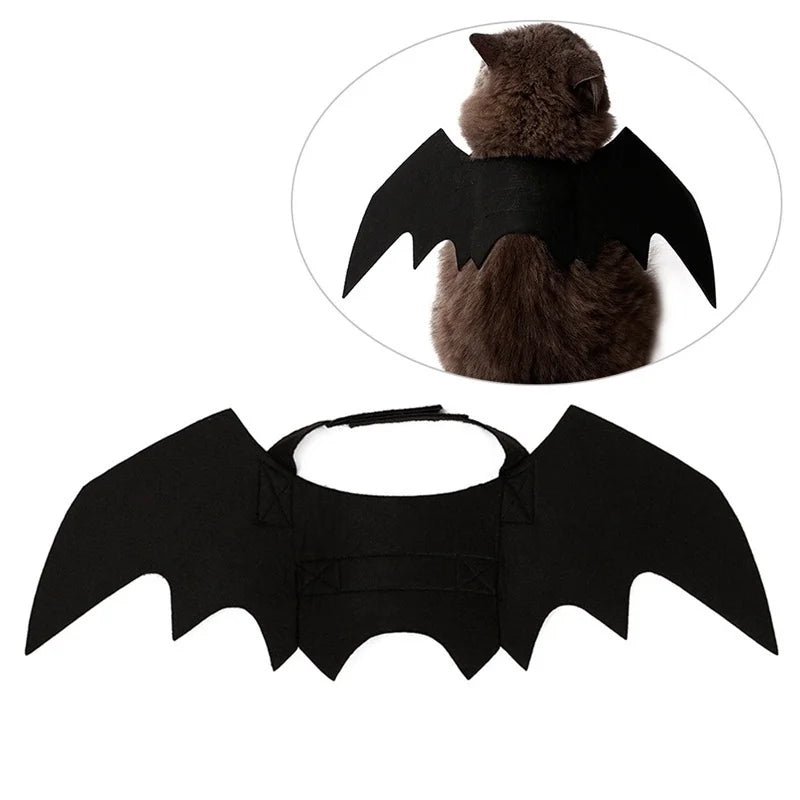 Halloween Black Bat Wings Harness