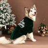 Pet Christmas Clothes Classic Merry Christmas Print Fall Winter Pet Clothing for Large Dogs Christmas Holiday Outfit Atmosphere