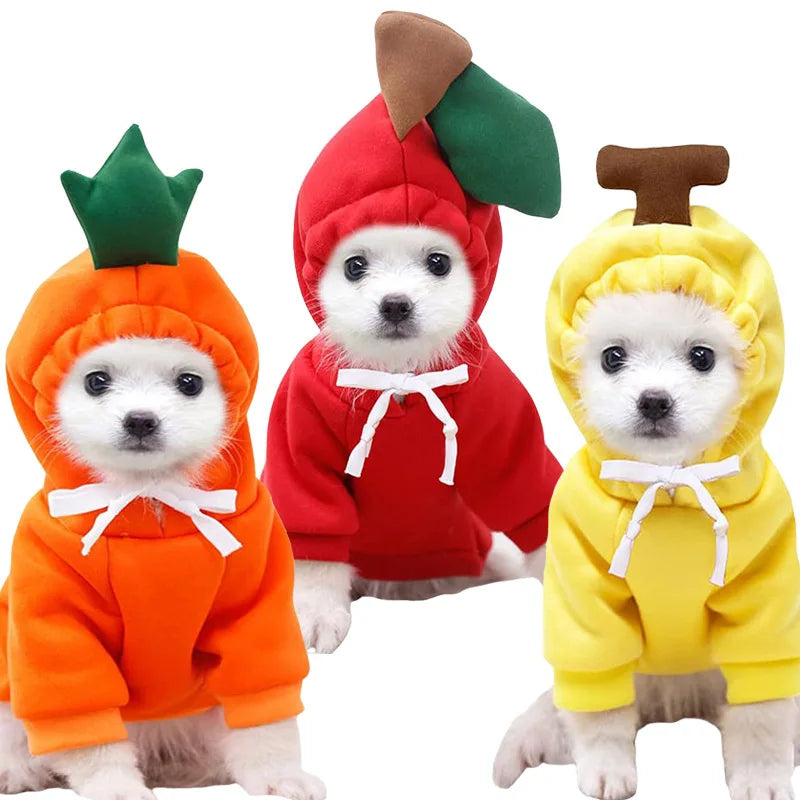 Cute Fruit Dogs Hoodies
