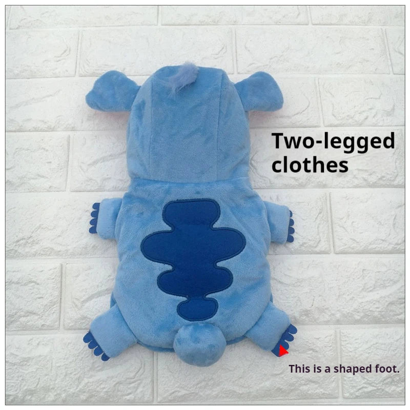 Autumn Winter Cartoon Pet Clothing Stitch