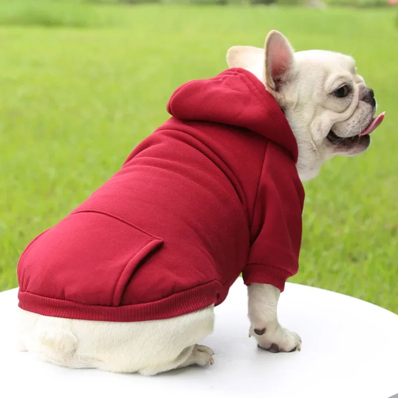 Dog Winter Hooded Sweatshirt