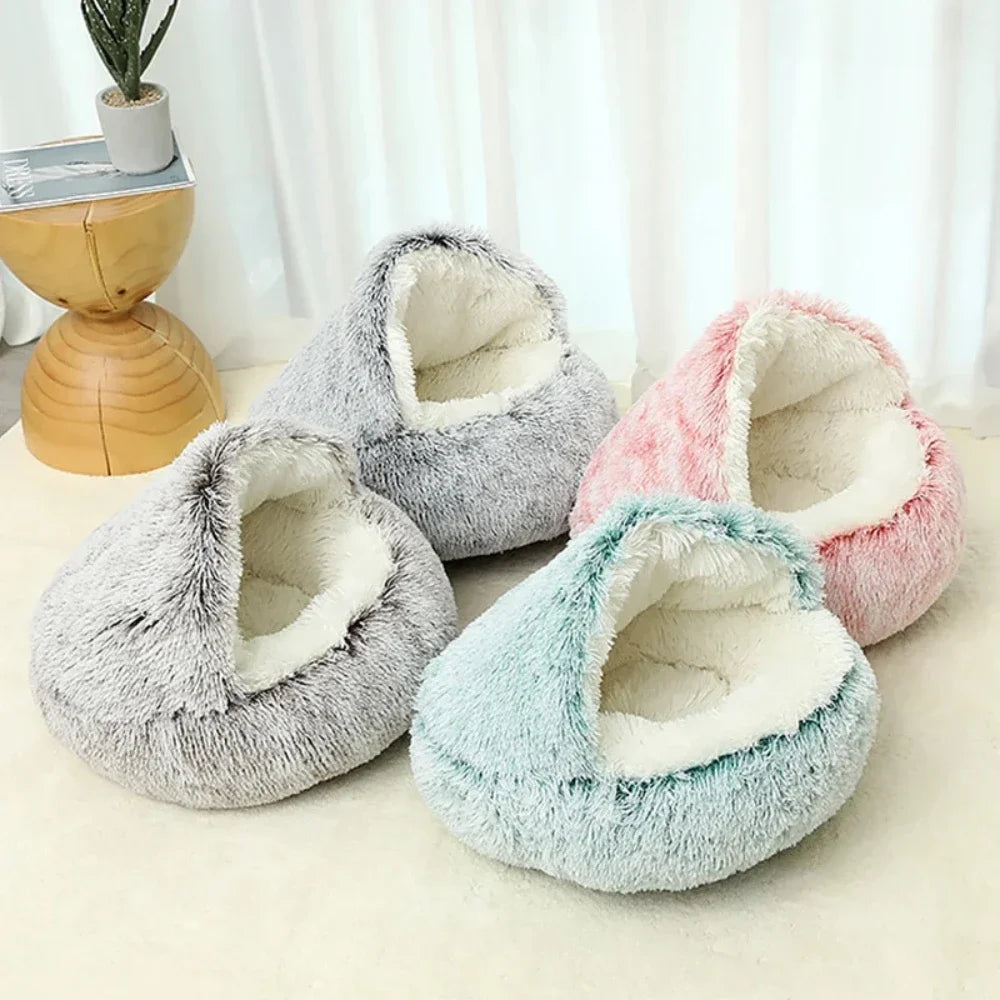 Pets Sleeping Enclosed Round Cushion