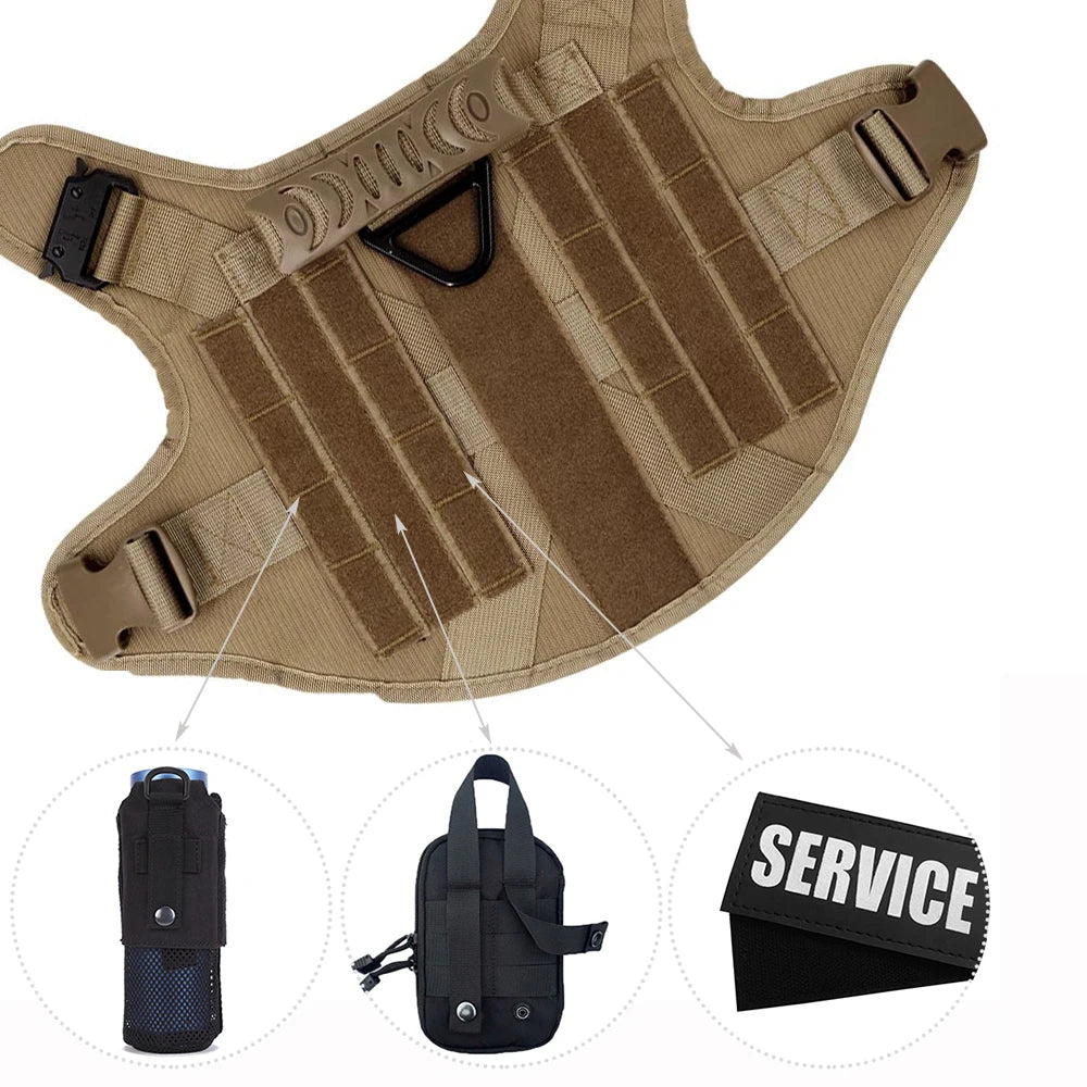 Military Large Dog Tactical Harness
