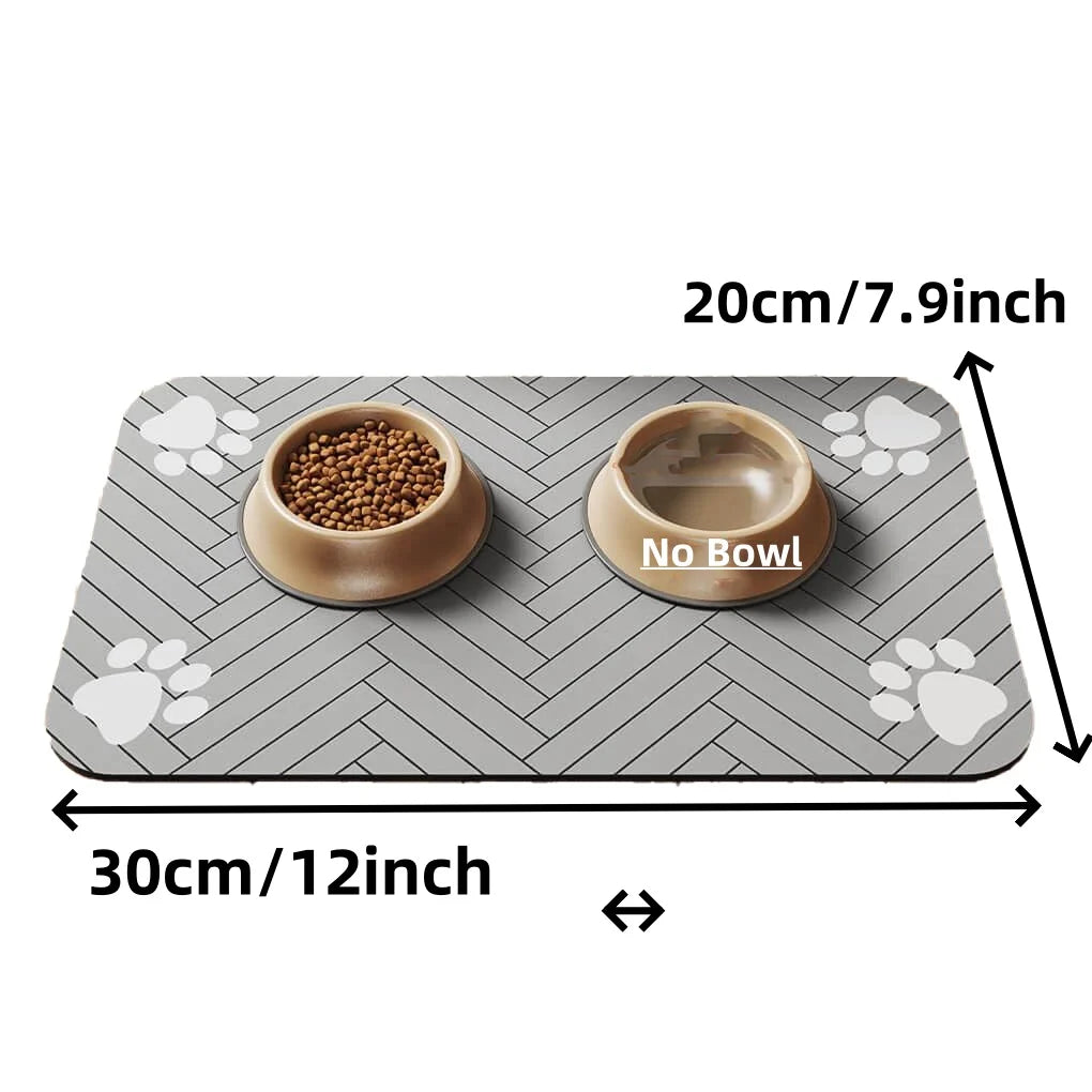 Waterproof Rubber Mat For Food and Water Bowl